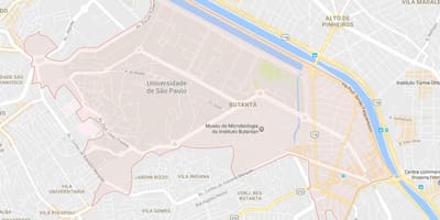 નકશો Butantã સાઓ પાઉલો