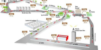 નકશો Corrida ના સંત-Silvestre