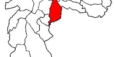 નકશો Ipiranga પેટા-પ્રીફેકચર સાઓ પાઉલો
