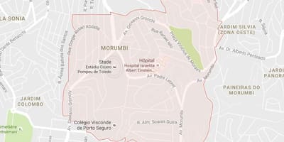નકશો Morumbi સાઓ પાઉલો