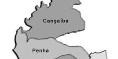 નકશો Penha પેટા-પ્રીફેકચર