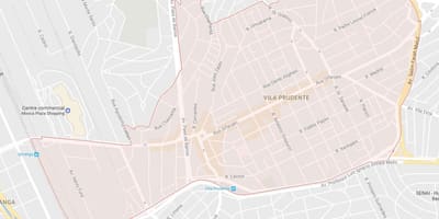 નકશો Vila Prudente સાઓ પાઉલો